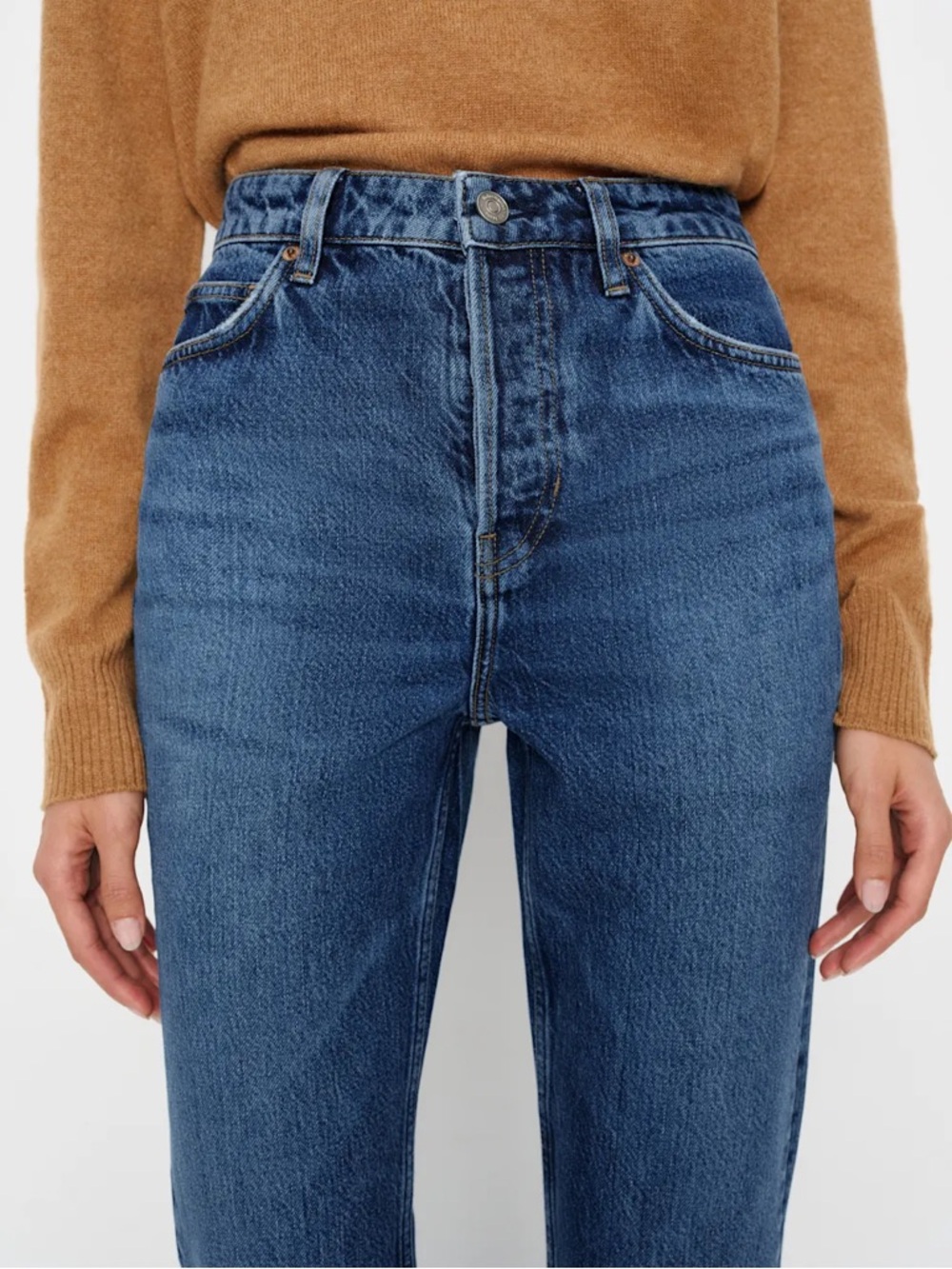 Reformation Cynthia High-Rise Straight Leg Jeans - Picture 4 of 10